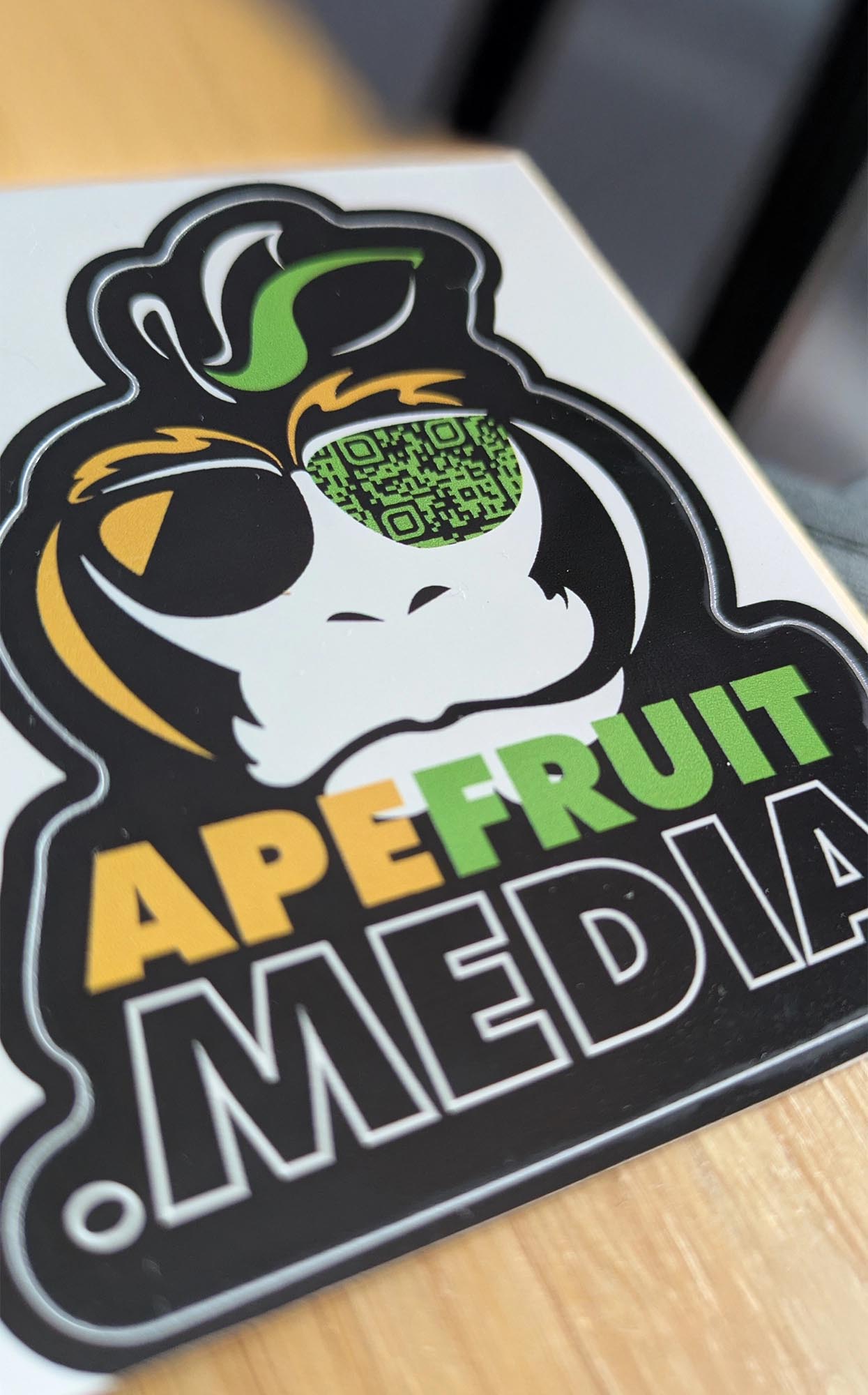 Apefruit.Media Aufkleber