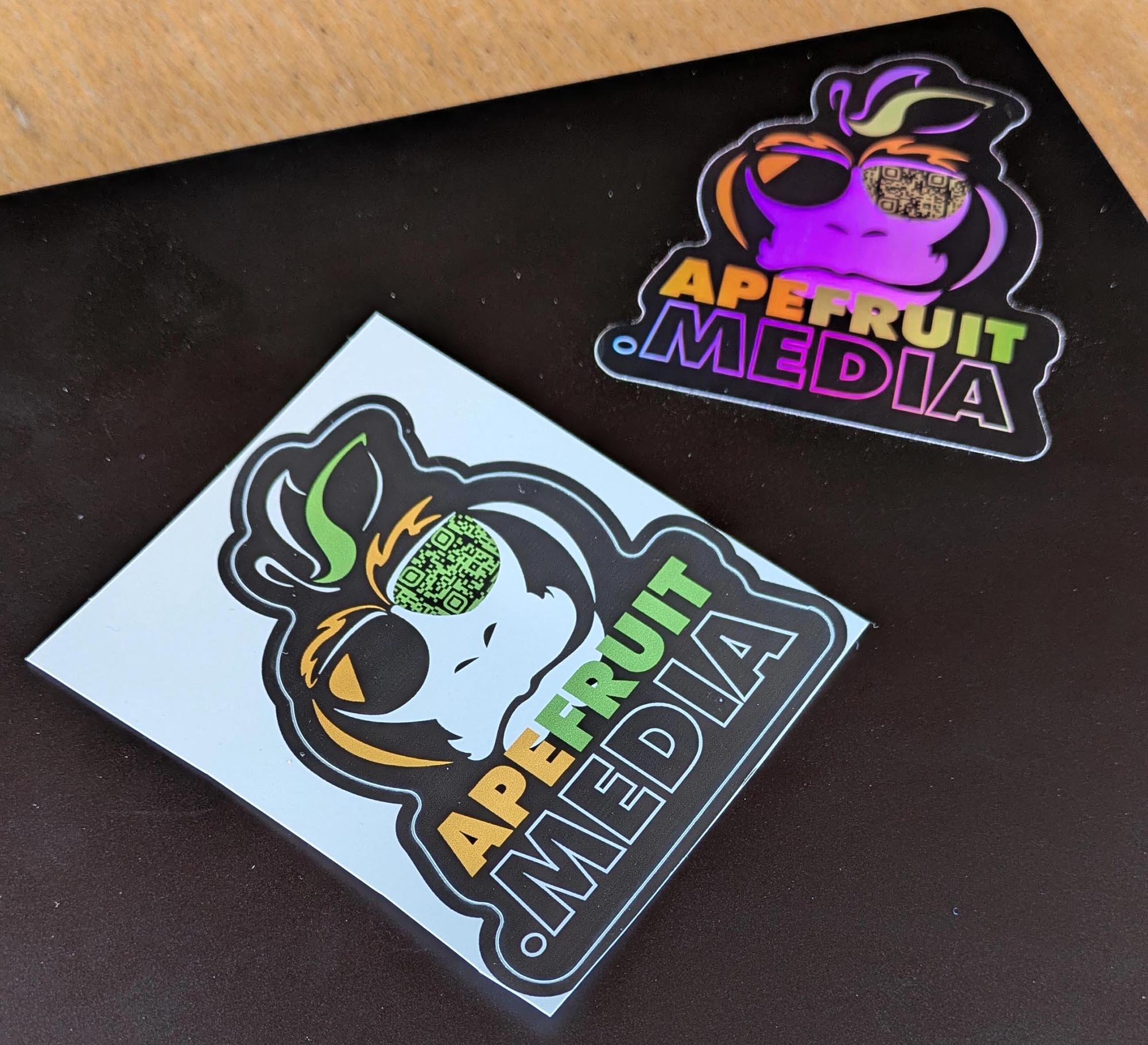 Apefruit.Media Aufkleber