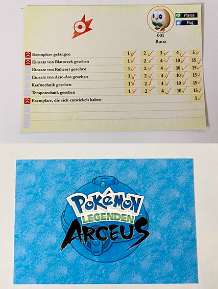 Legenden Arceus Karten 1